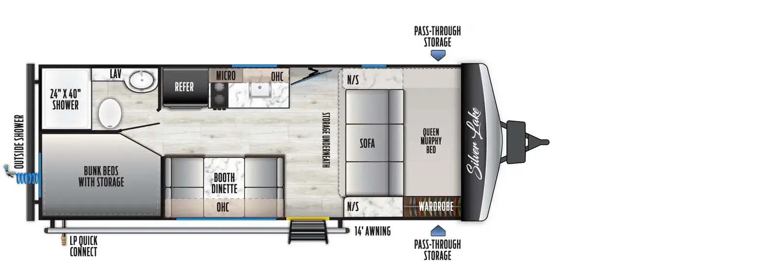 1610BHLE Floorplan Image